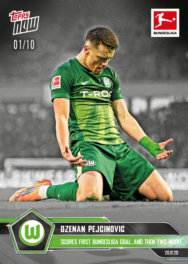 Dzenan Pejcinovic - 2025-26 Bundesliga Topps NOW - Card 86 - PR: 306 - Image 4