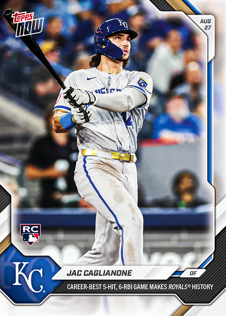 Jac Caglianone - 2026 MLB Topps NOW - Card 601 - PR: 8210