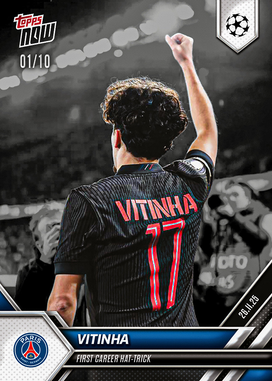 Vitinha - 2025-26 UCL Topps NOW - Card 56 - PR: 474 - Image 4