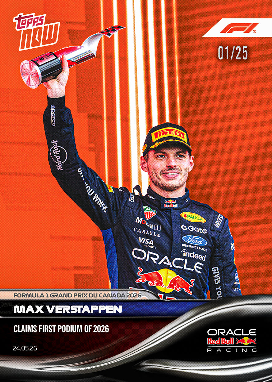 Max Verstappen - 2026 Formula 1 Topps NOW - Card 30 - PR: 3664 - Image 5