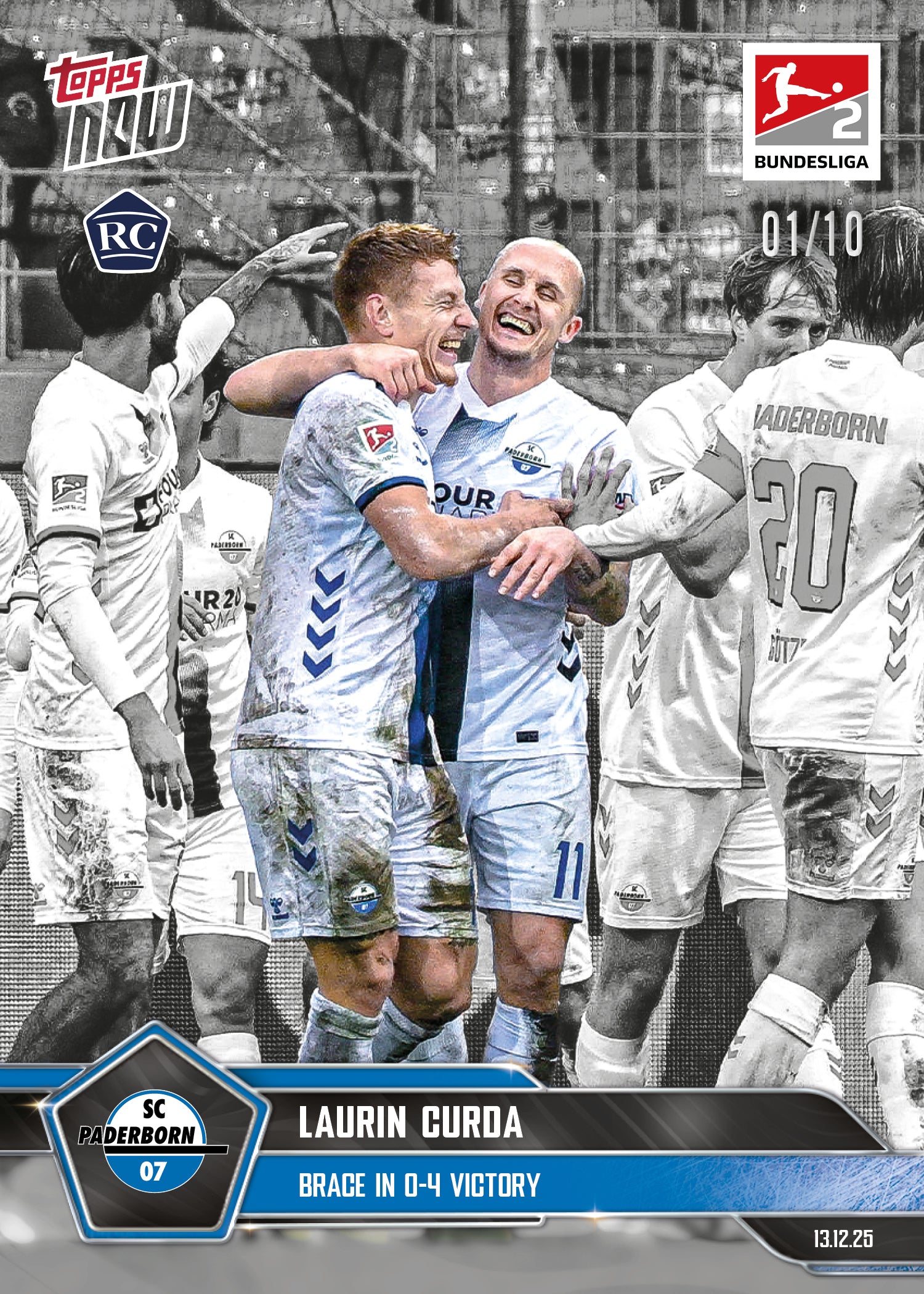 Laurin Curda - 2025-26 Bundesliga Topps NOW - Card 82 - PR: 246 - Image 4