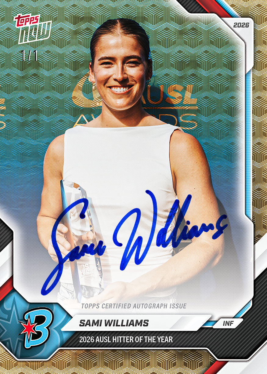 Sami Williams - 2026 AUSL Topps NOW - Card 54 - PR: 970 - Image 2