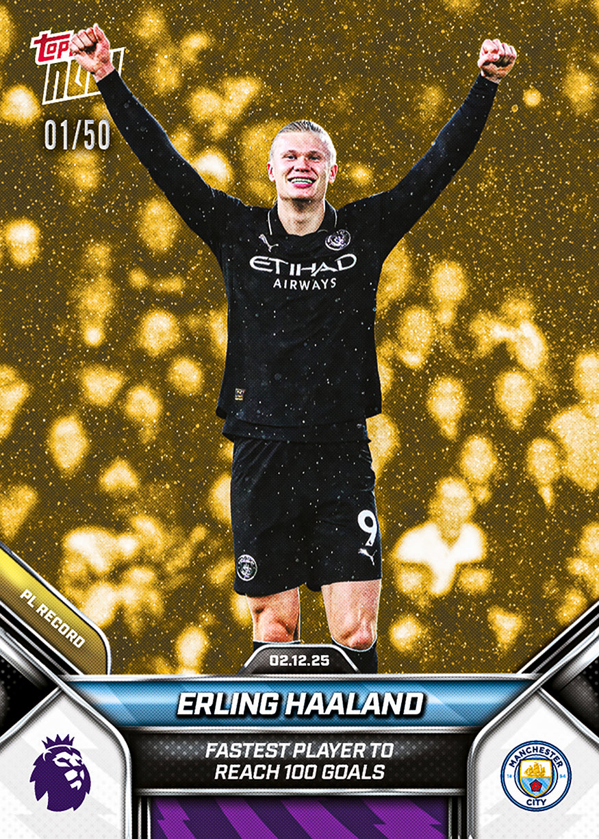 Erling Haaland - 2025-26 Premier League Topps NOW - Card 68 - PR: 3526 - Image 7
