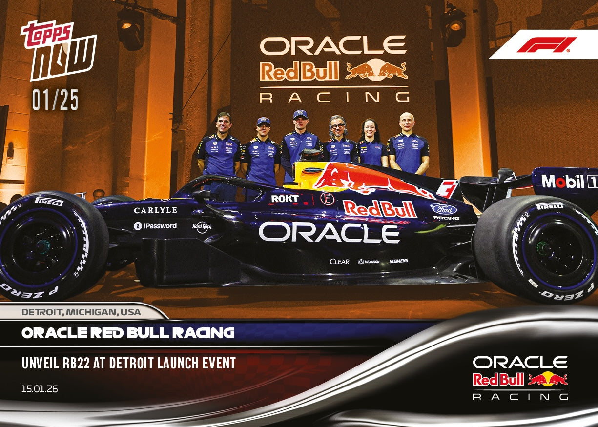 Oracle Red Bull Racing - 2026 Formula 1 Topps NOW - Card 1 - PR: 3680 - Image 6