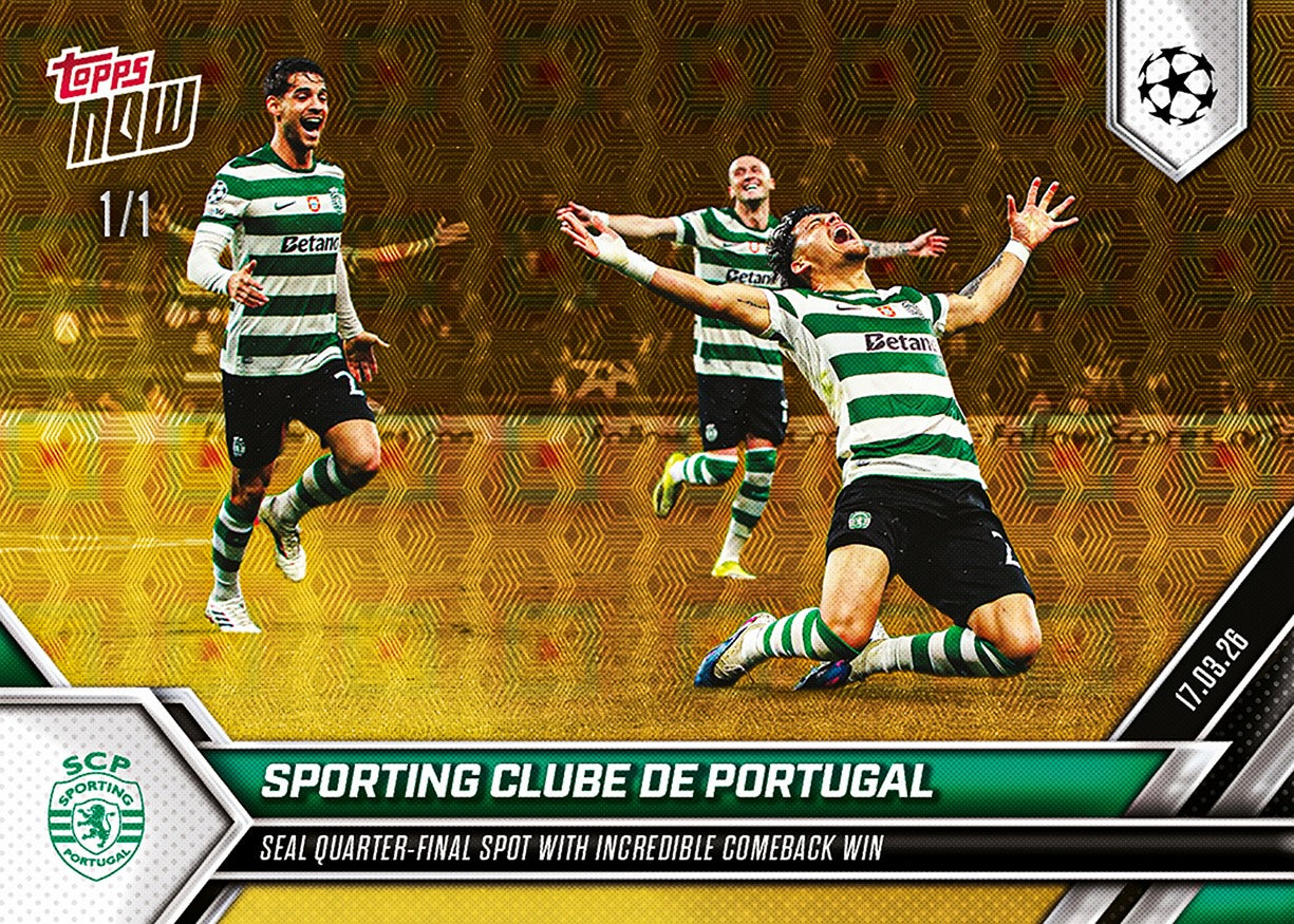 Sporting Clube de Portugal - 2025-26 UCL Topps NOW - Card 108 - PR: 472 - Image 2