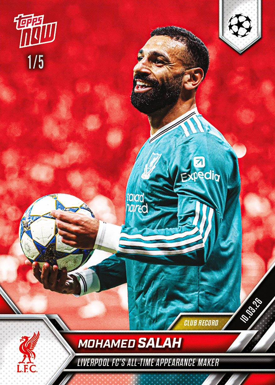 Mohamed Salah - 2025-26 UCL Topps NOW - Card 100 - PR: 1194 - Image 3