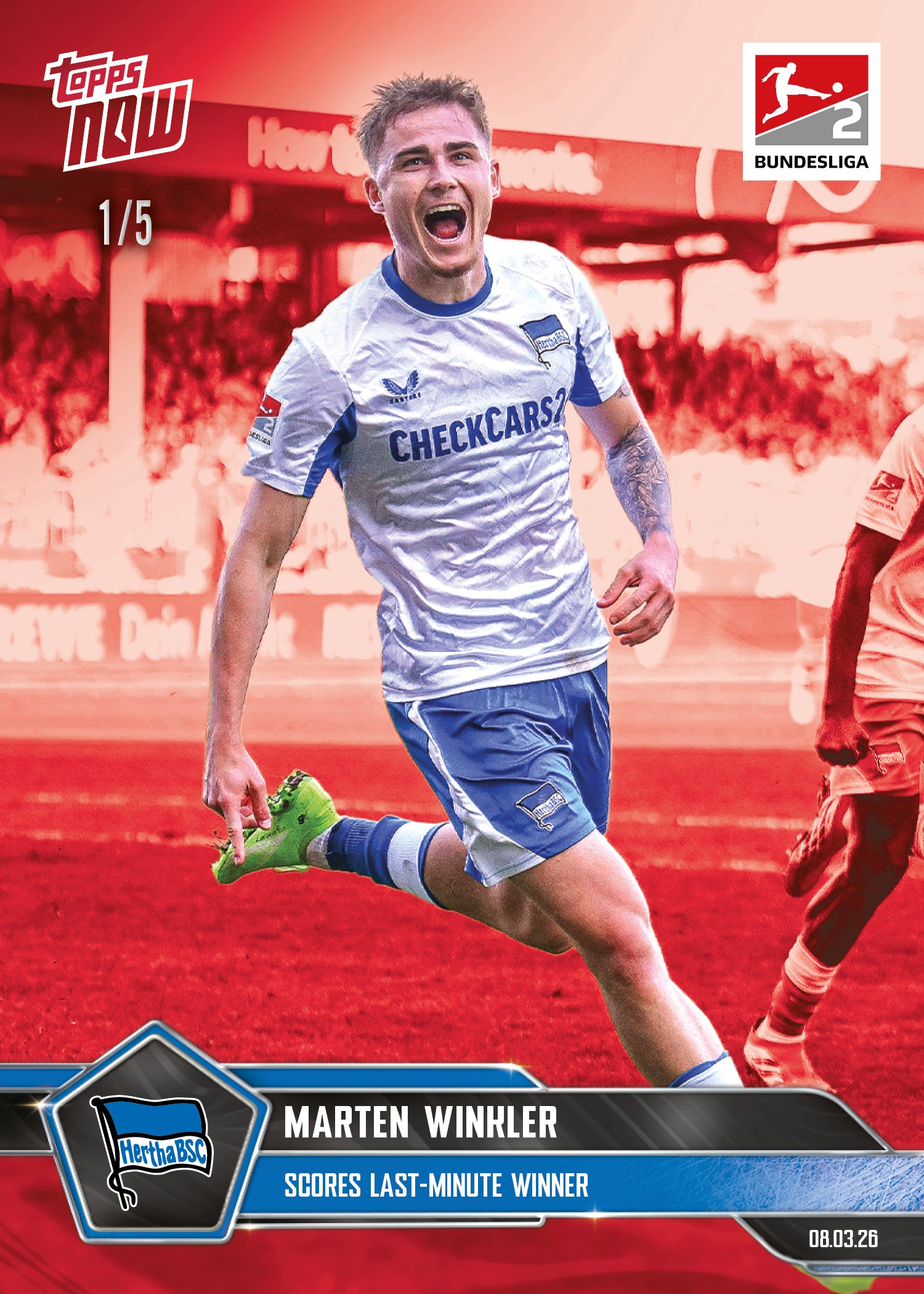 Marten Winkler - 2025-26 Bundesliga Topps NOW - Card 144 - PR:485 - Image 3