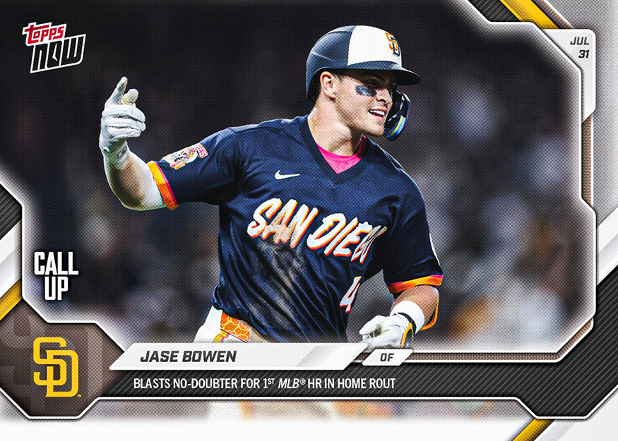 Jase Bowen - 2026 MLB Topps NOW - Card 506 - PR: 866