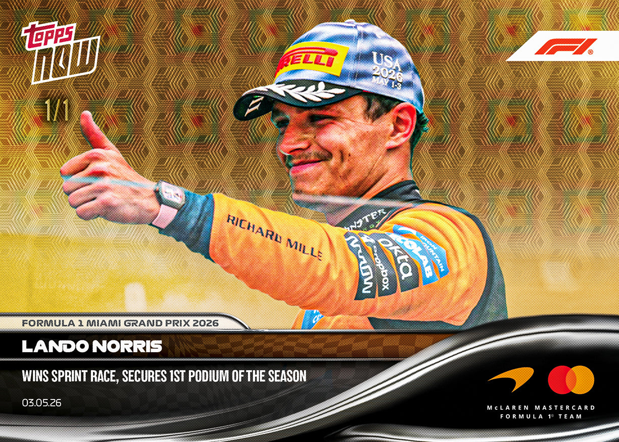 Lando Norris - 2026 Formula 1 Topps NOW - Card 26 - PR: 2338 - Image 2