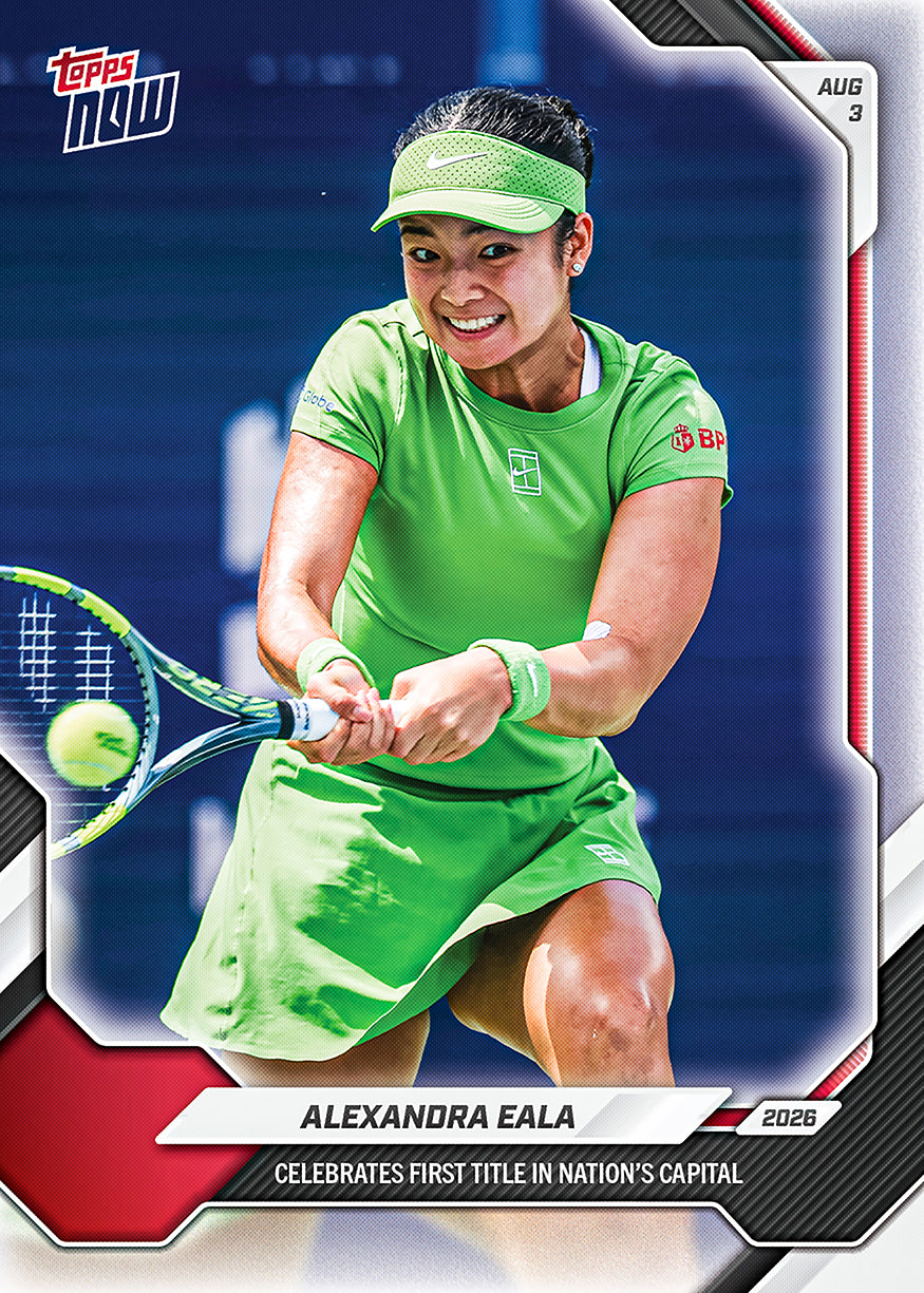 Alexandra Eala - 2026 Topps NOW Tennis - Card 18 - PR: 17380