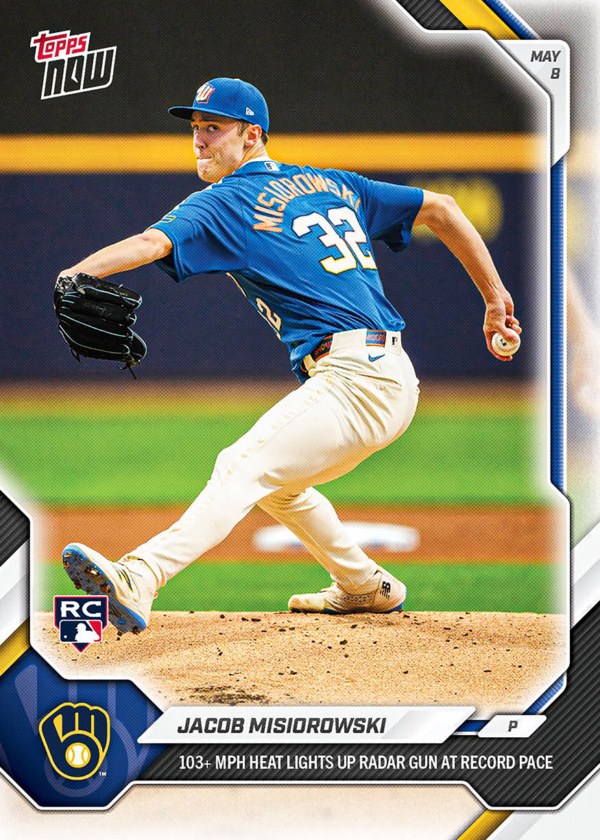 Jacob Misiorowski - 2026 MLB Topps NOW - Card 178 - PR: 4229