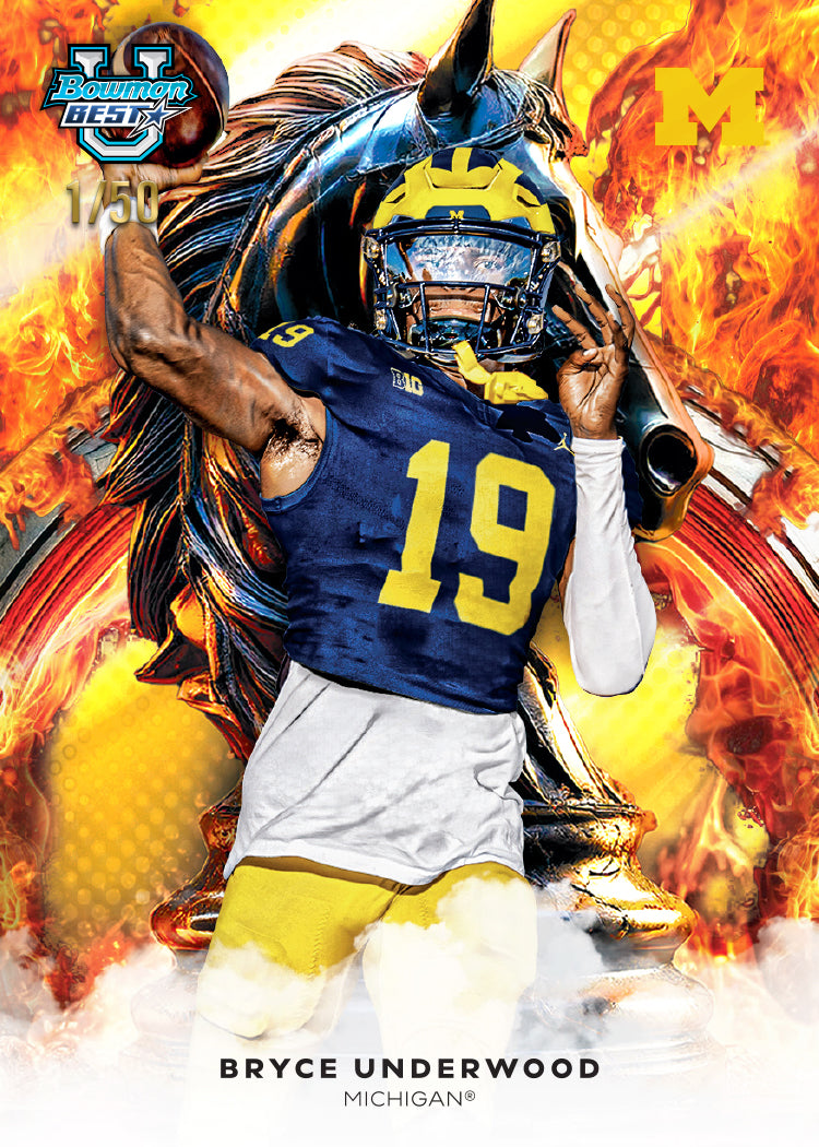 2025 Bowman University Best Football - Hobby Box - Image 3