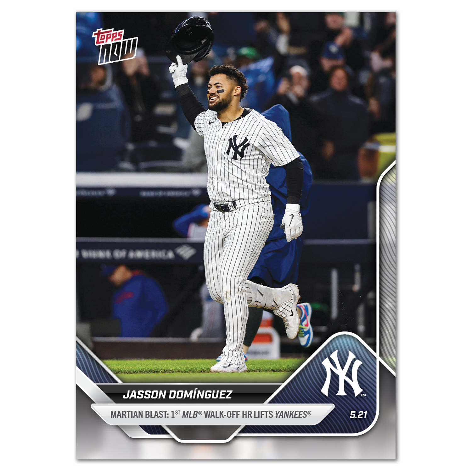 Jasson Domínguez - 2025 MLB Topps NOW - Card 200 - PR: 2474 - Image 2