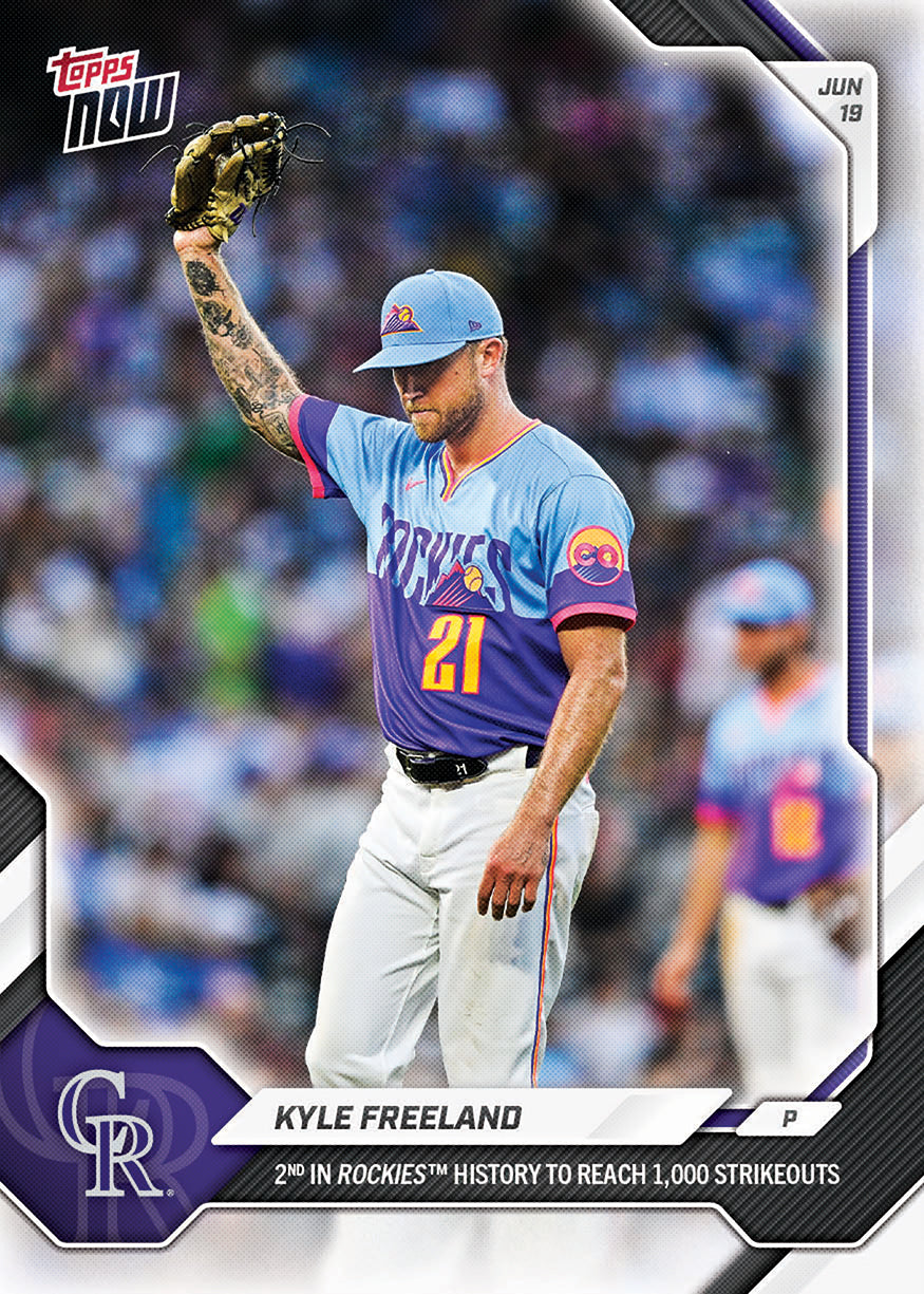 Kyle Freeland - 2026 MLB Topps NOW - Card 352 - PR: 315