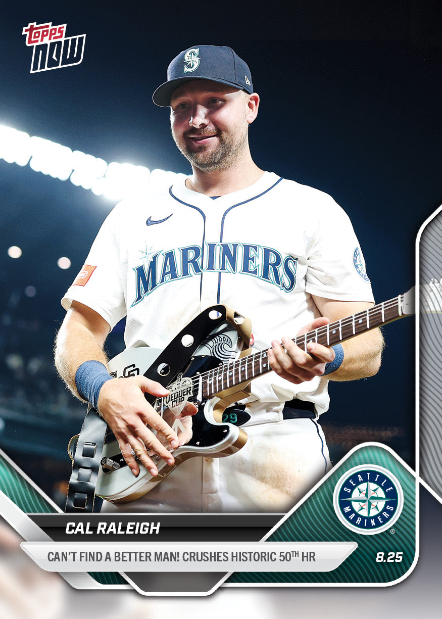 Cal Raleigh - 2025 MLB Topps NOW - Card 609 - PR: 6002 - Image 2