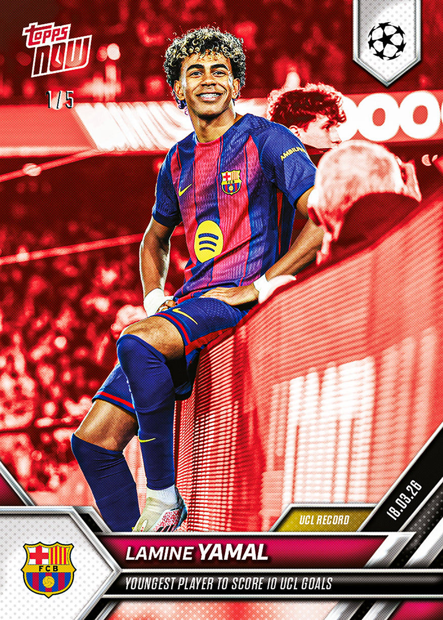 Lamine Yamal - 2025-26 UCL Topps NOW - Card 112 - PR: 10135 - Image 4