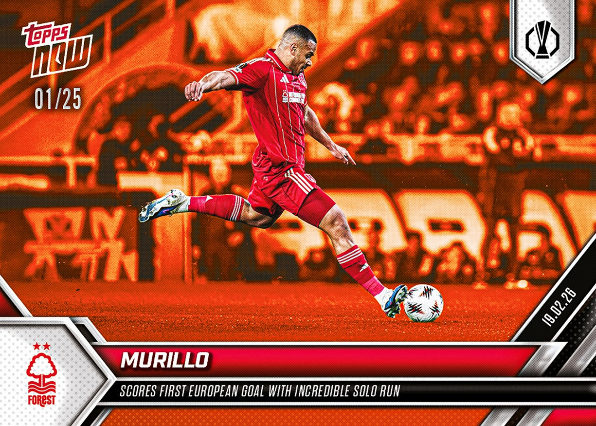 Murillo - 2025-26 UEL Topps NOW - Card 19 - PR: 153 - Image 5