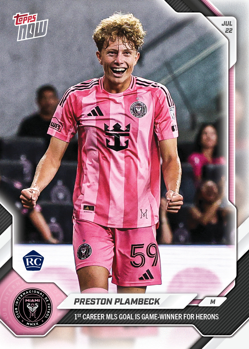 Preston Plambeck - 2026 MLS Topps NOW - Card 56 - PR: 435