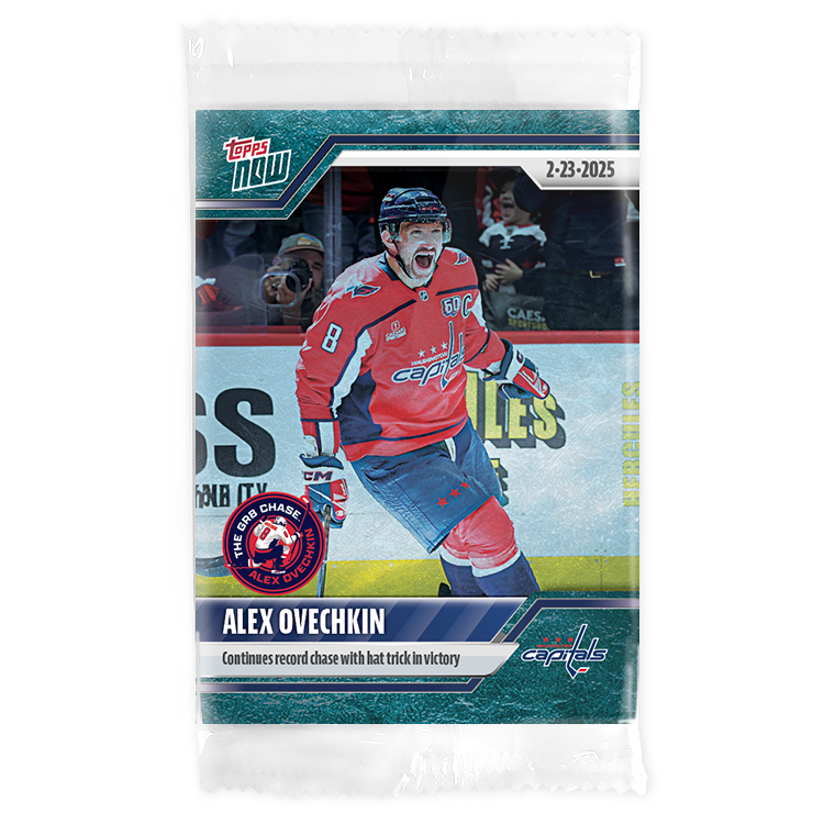 Alex Ovechkin - 2024-25 NHL Topps NOW - Sticker # 116 Pack - PR: 605 - Image 3