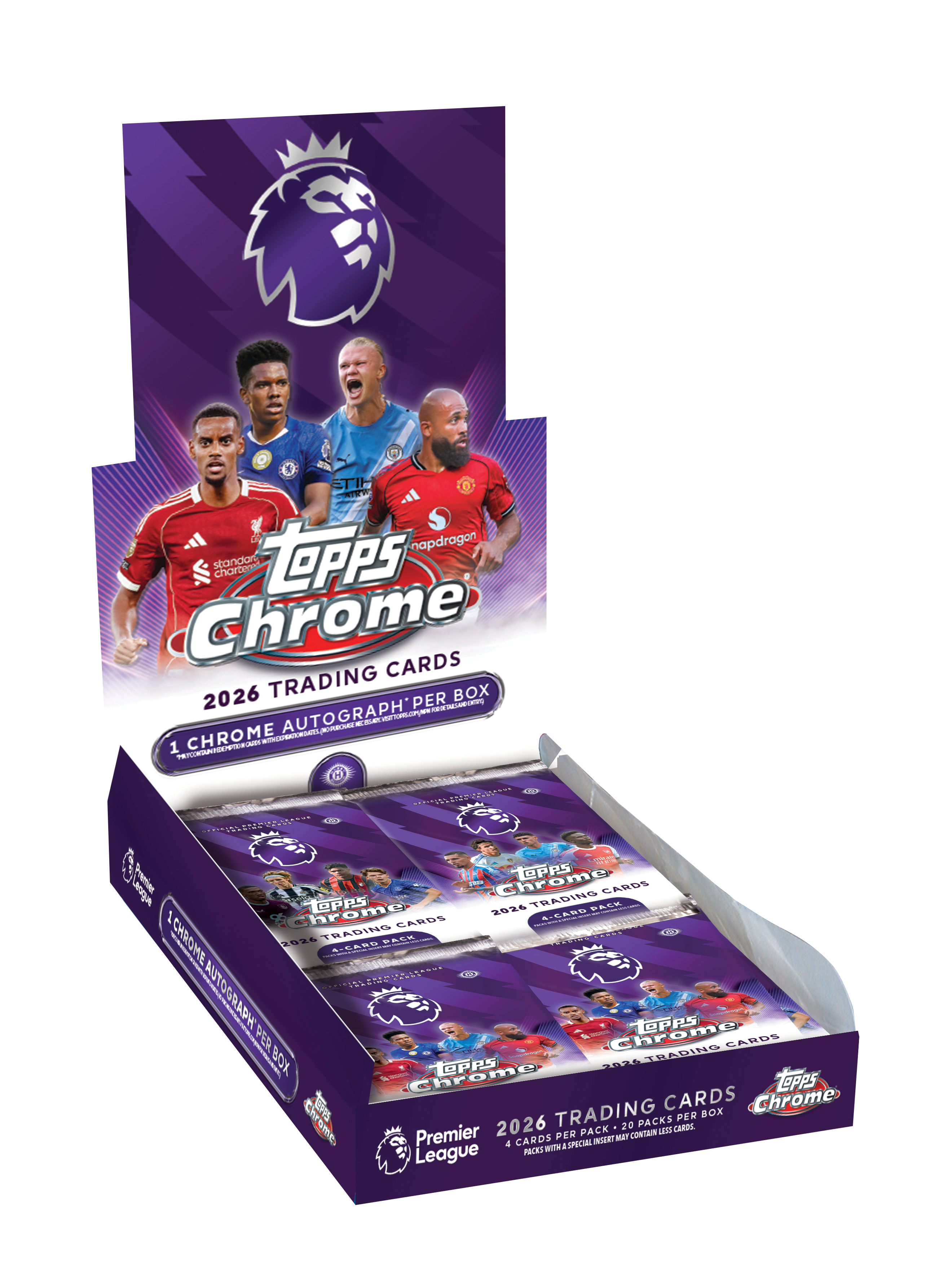 2026 Topps Chrome Premier League - Hobby Box