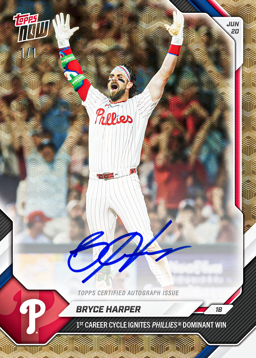 Bryce Harper - 2026 MLB Topps NOW - Card 359 - PR: 7450 - Image 2