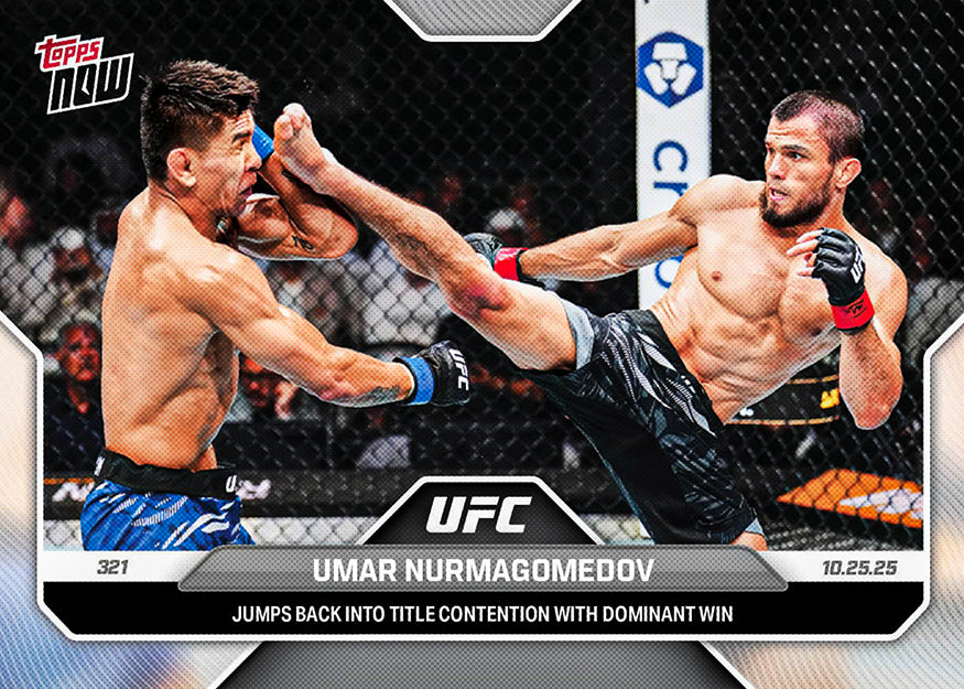 Umar Nurmagomedov - 2025 UFC Topps NOW - Card 35 - PR: 375