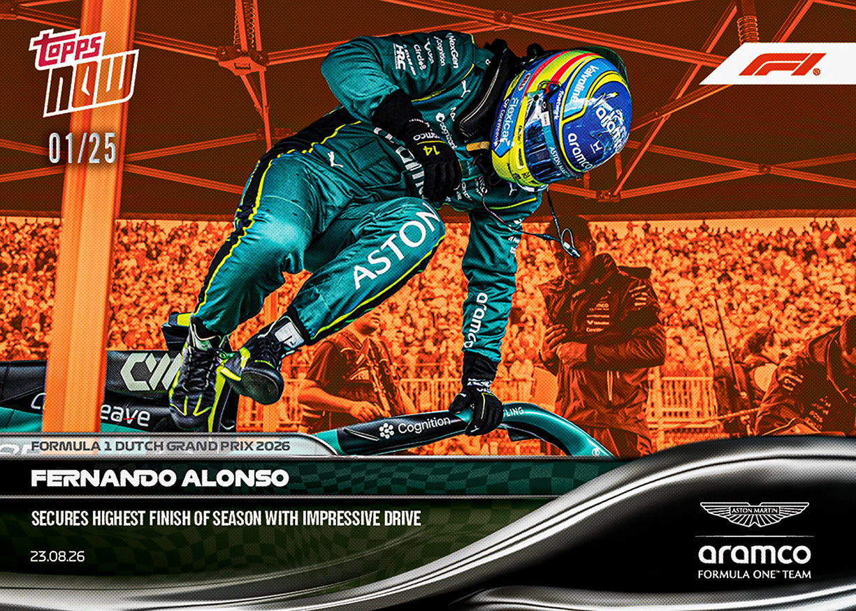 Fernando Alonso - 2026 Formula 1 Topps NOW - Card 54 - PR: 2614 - Image 5