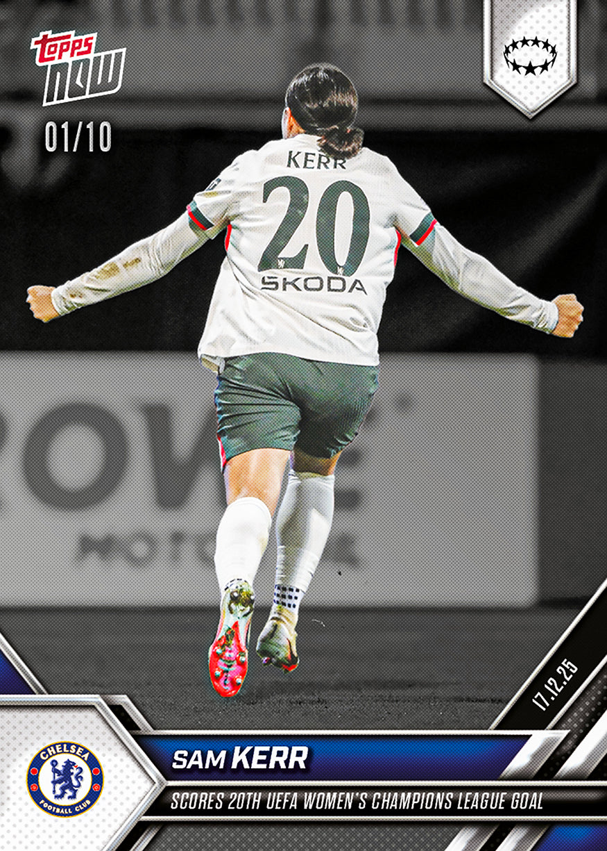 Sam Kerr - 2025-26 UWCL Topps NOW - Card 16 - PR: 239 - Image 4