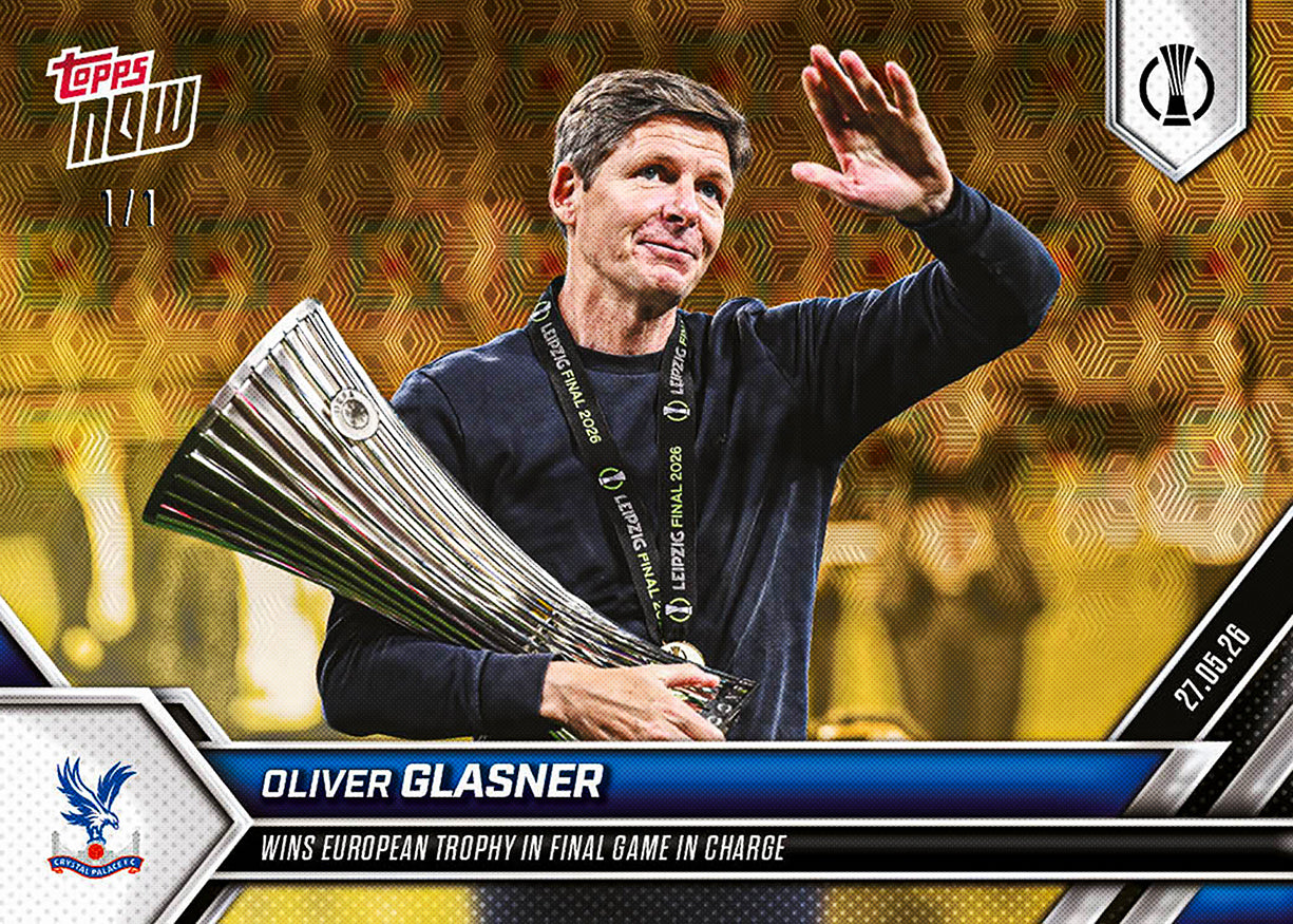 Oliver Glasner - 2025-26 UECL Topps NOW - Card 15 - PR: 348 - Image 4