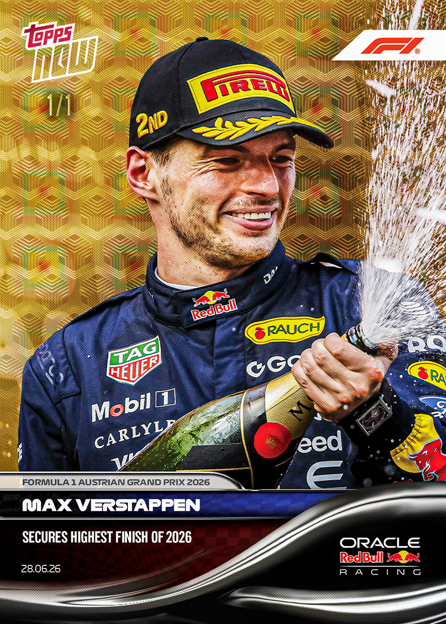 Max Verstappen - 2026 Formula 1 Topps NOW - Card 43 - PR: 3779 - Image 2