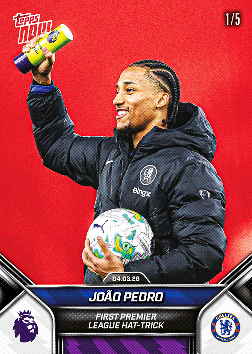 João Pedro - 2025-26 Premier League Topps NOW - Card 152 - PR: 949 - Image 3