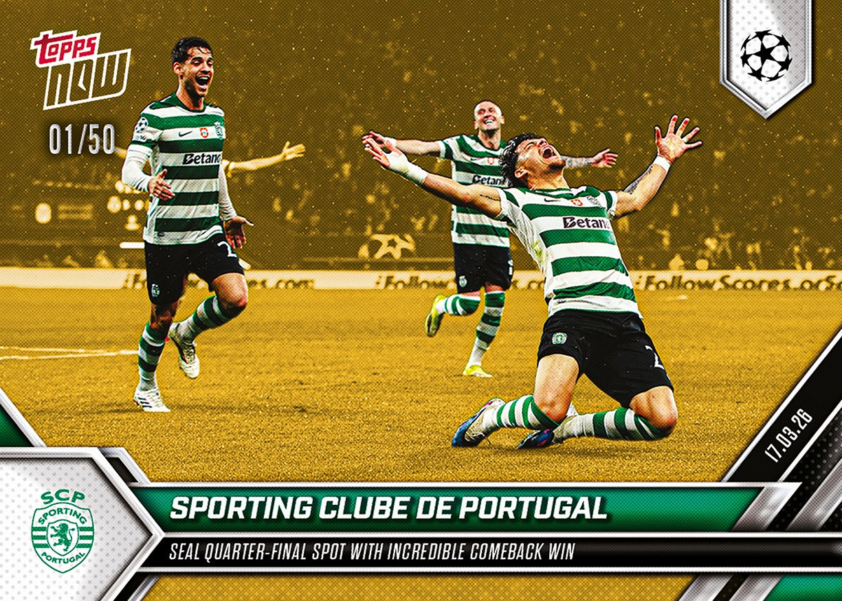 Sporting Clube de Portugal - 2025-26 UCL Topps NOW - Card 108 - PR: 472 - Image 6