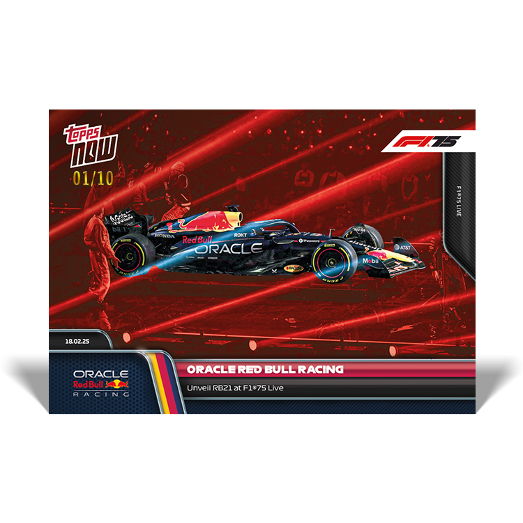 Oracle Red Bull Racing - 2025 Formula 1 Topps NOW - Card 2 - PR: 1070 - Image 4