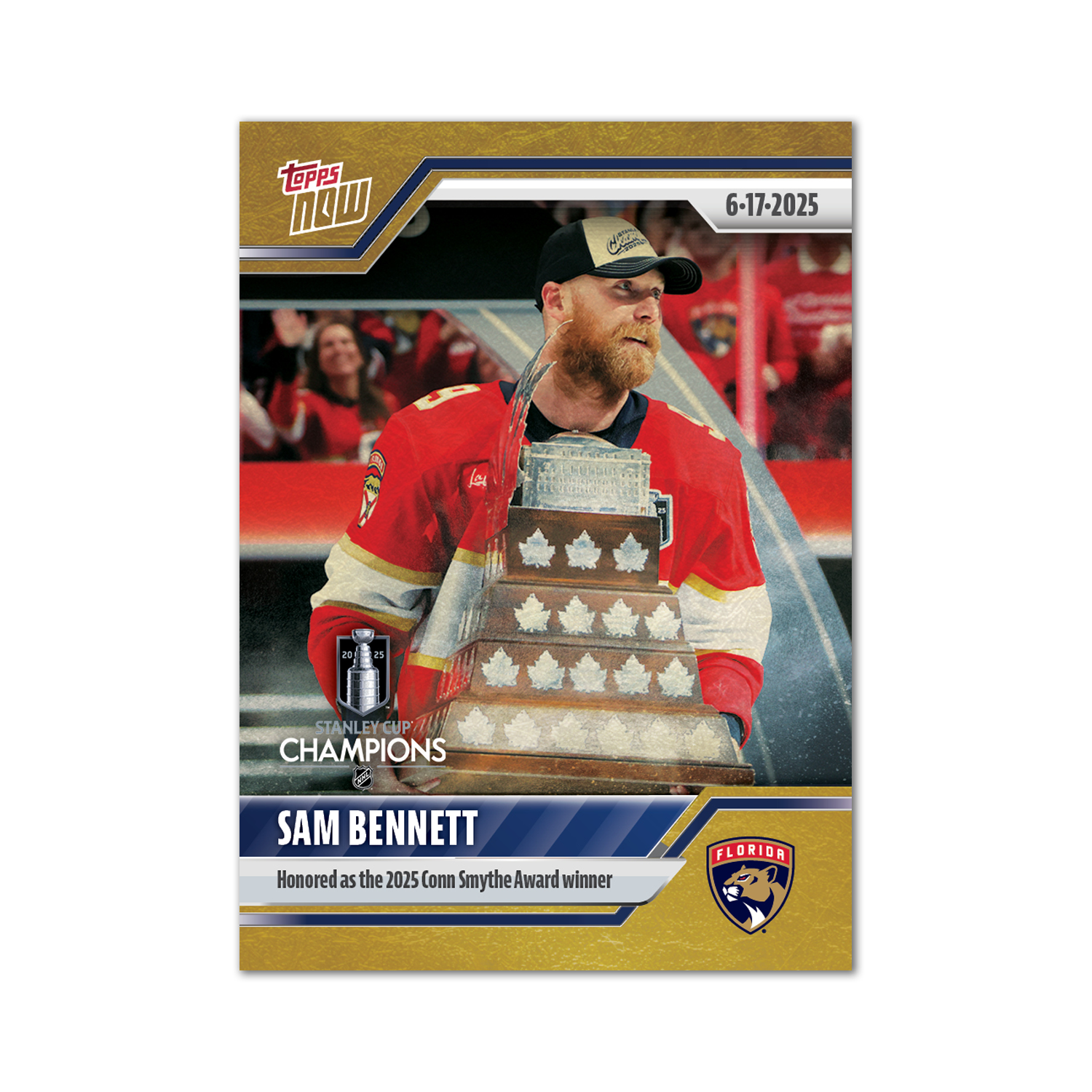 Sam Bennett - 2024-25 NHL Topps NOW - Sticker # 208 Pack - PR: 625 - Image 2