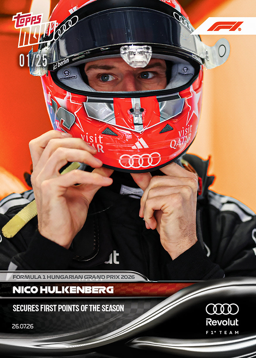 Nico Hulkenberg - 2026 Formula 1 Topps NOW - Card 52 - PR: 1730 - Image 5