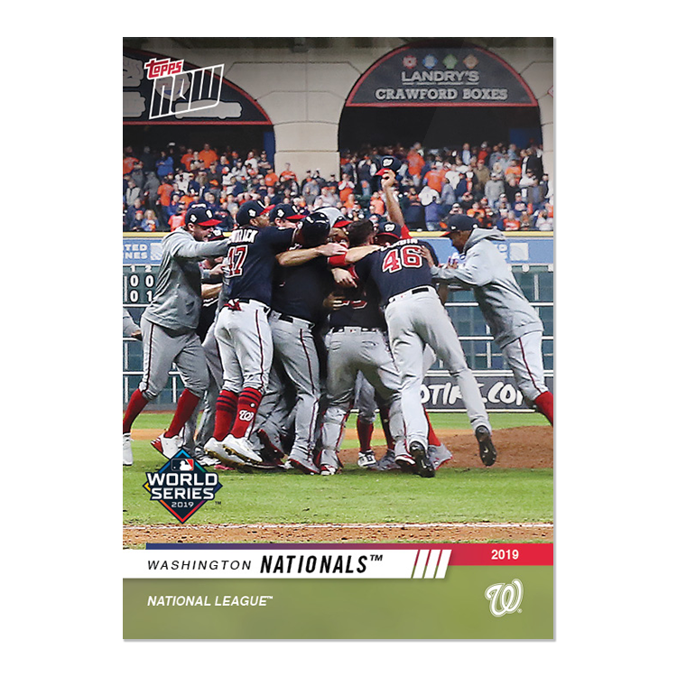 2019 Washington Nationals TOPPS NOW World Series 20-Card Team Set - Collector's Edition + Autograph Card - Image 2