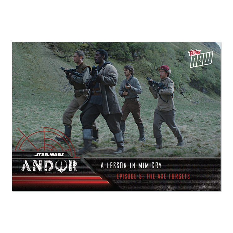 2022 TOPPS NOW Star Wars: Andor Episode 5 - 5 Card Set - PR: 670 - Image 4