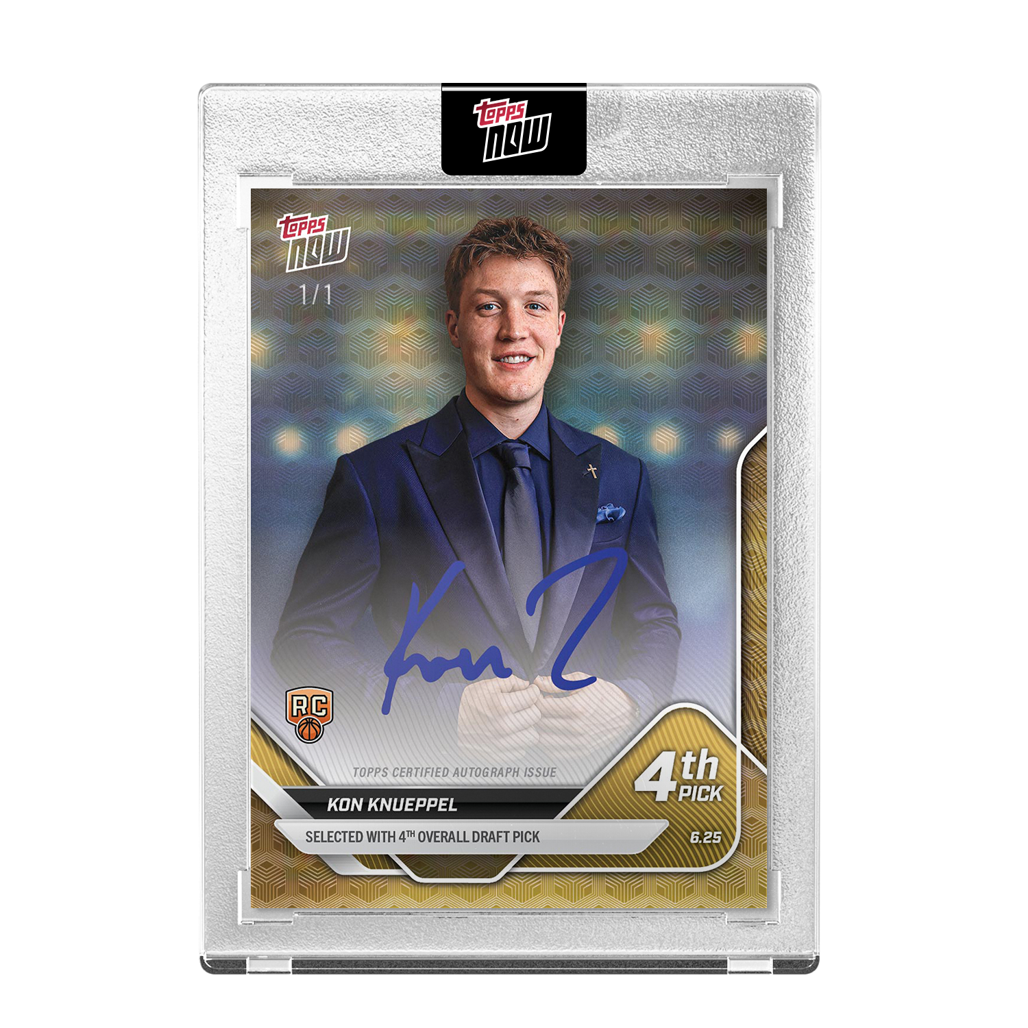 Kon Knueppel - 2025 Topps NOW Basketball - Card D4 - LOOK FOR AUTOS - PR: 3112 - Image 2
