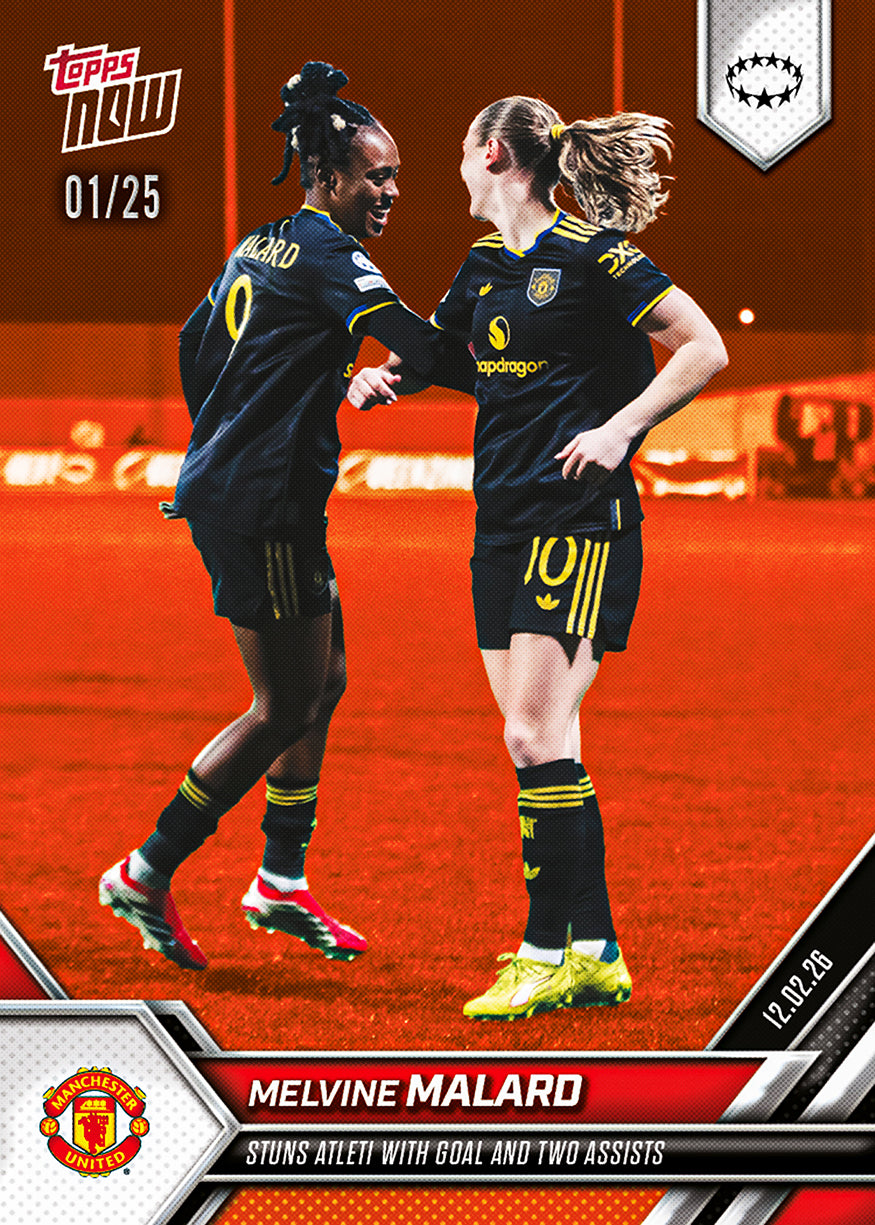Melvine Malard - 2025-26 UWCL Topps NOW - Card 19 - PR: 224 - Image 5