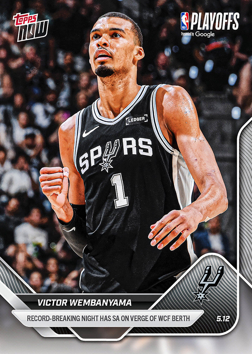 Victor Wembanyama - 2025-26 NBA Topps NOW - Card 310 - PR: 3511
