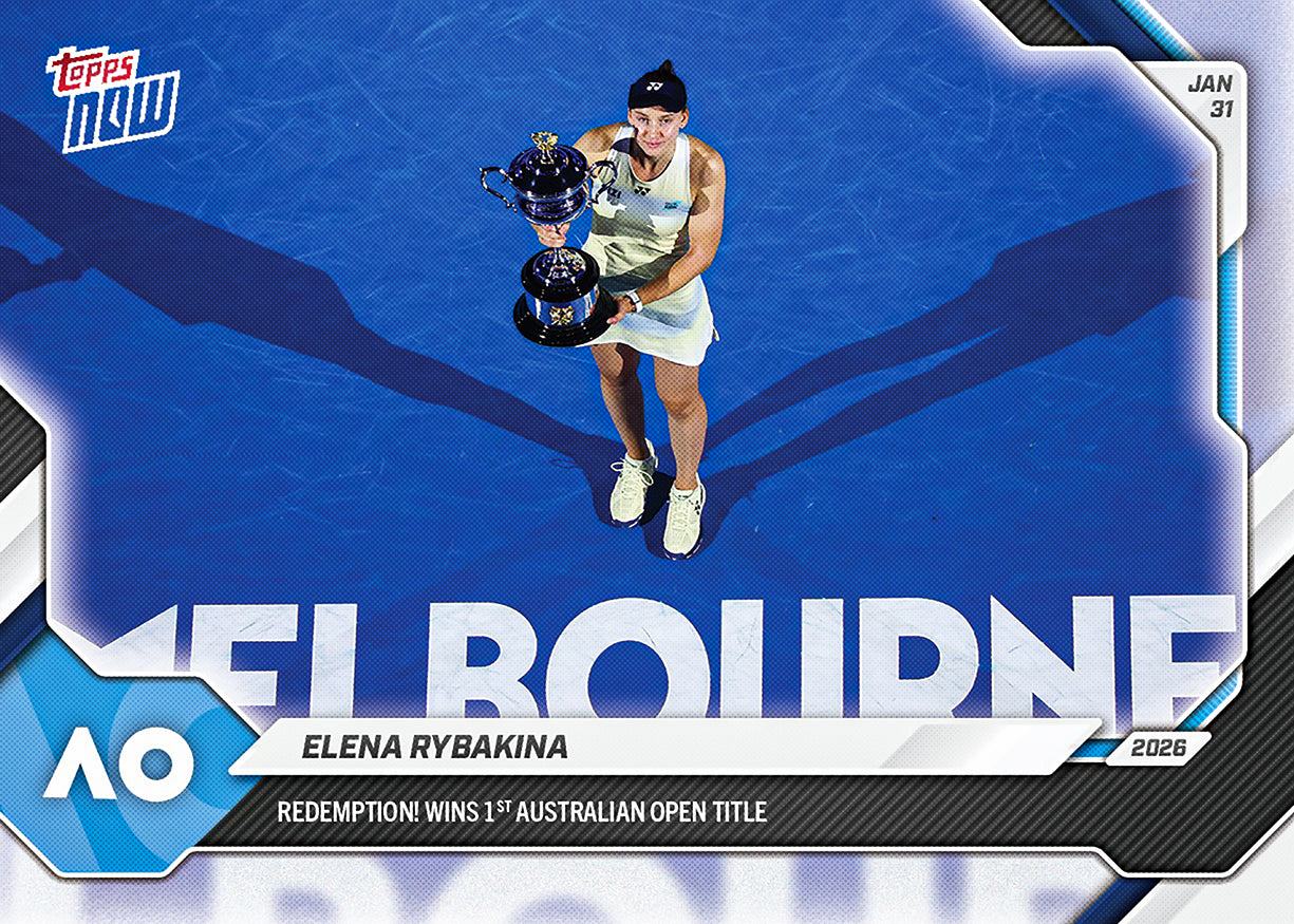 Elena Rybakina - 2026 Topps NOW Tennis - Card 10 - PR: 3052 - Image 3