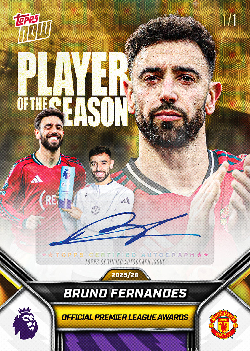 Bruno Fernandes - 2025-26 Premier League Topps NOW - Card 210 - PR: 3606 - Image 2
