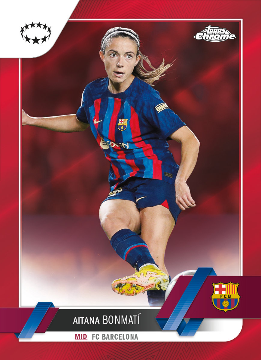 2023 Topps Chrome UEFA Women's Champions League - Hobby Box - Image 8