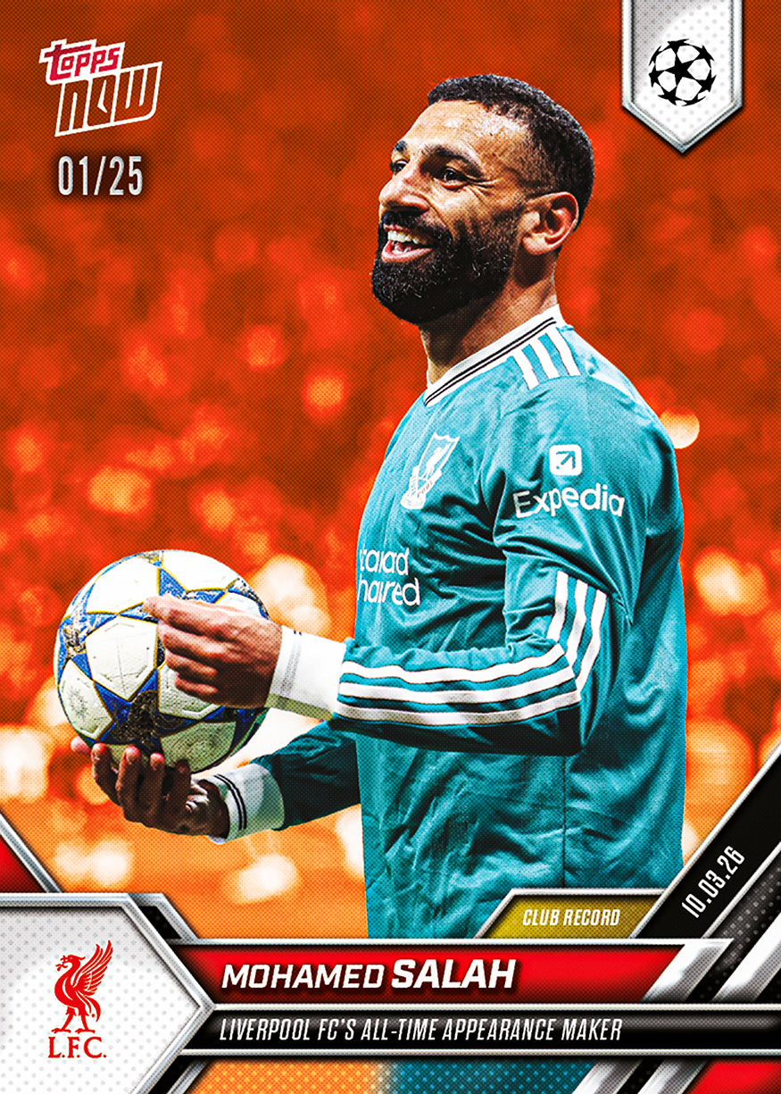 Mohamed Salah - 2025-26 UCL Topps NOW - Card 100 - PR: 1194 - Image 5