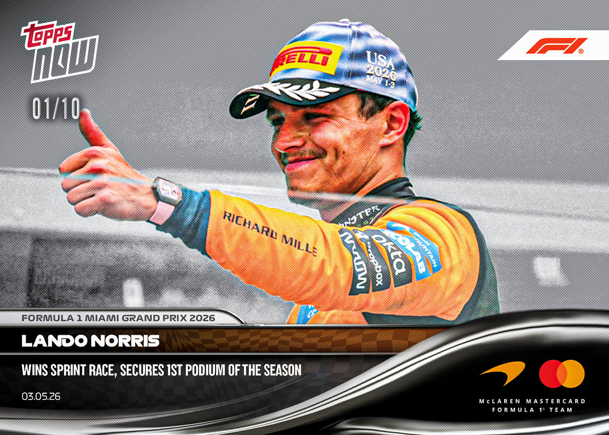 Lando Norris - 2026 Formula 1 Topps NOW - Card 26 - PR: 2338 - Image 4