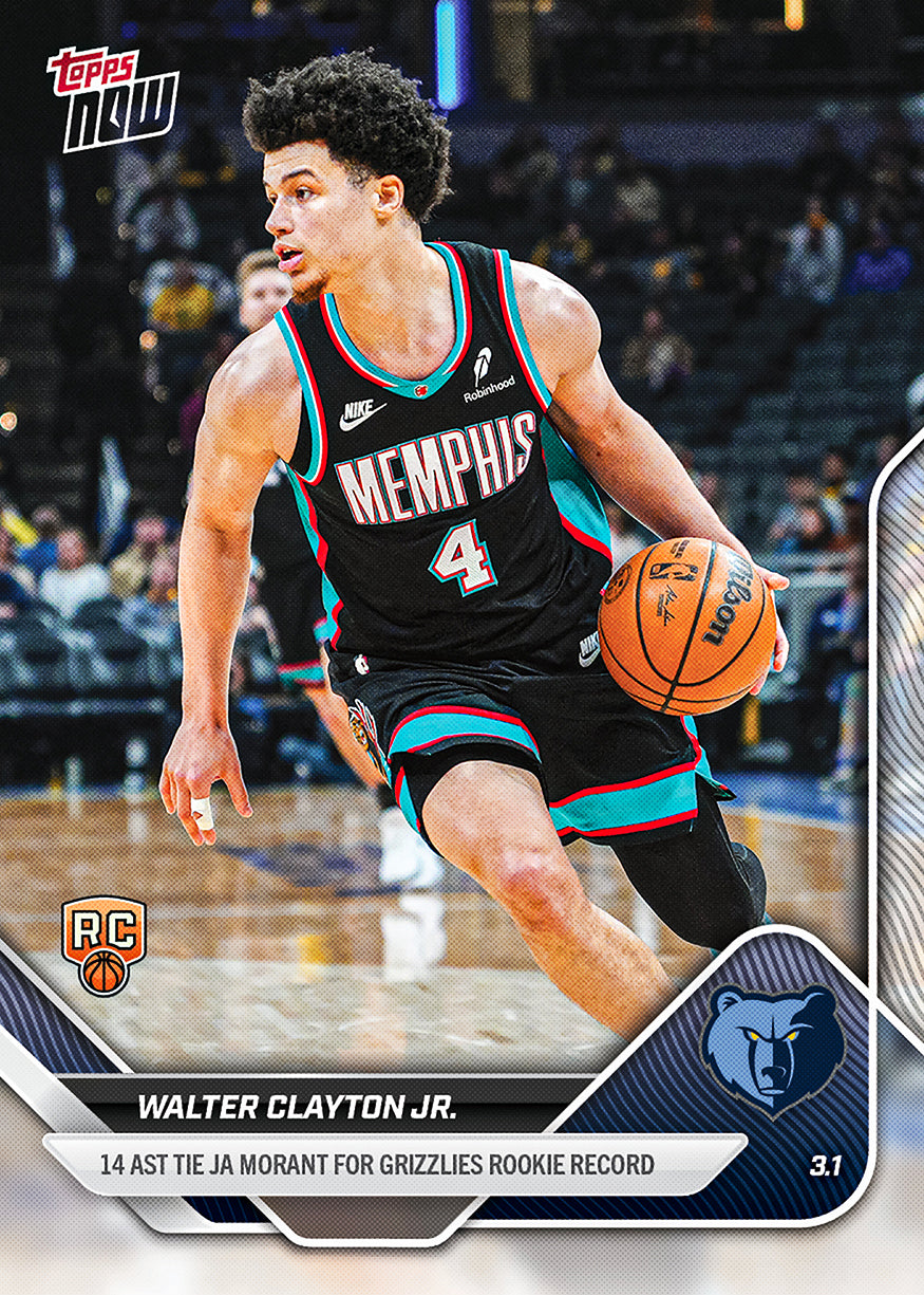 Walter Clayton Jr. - 2025-26 NBA Topps NOW - Card 189 - PR: 599