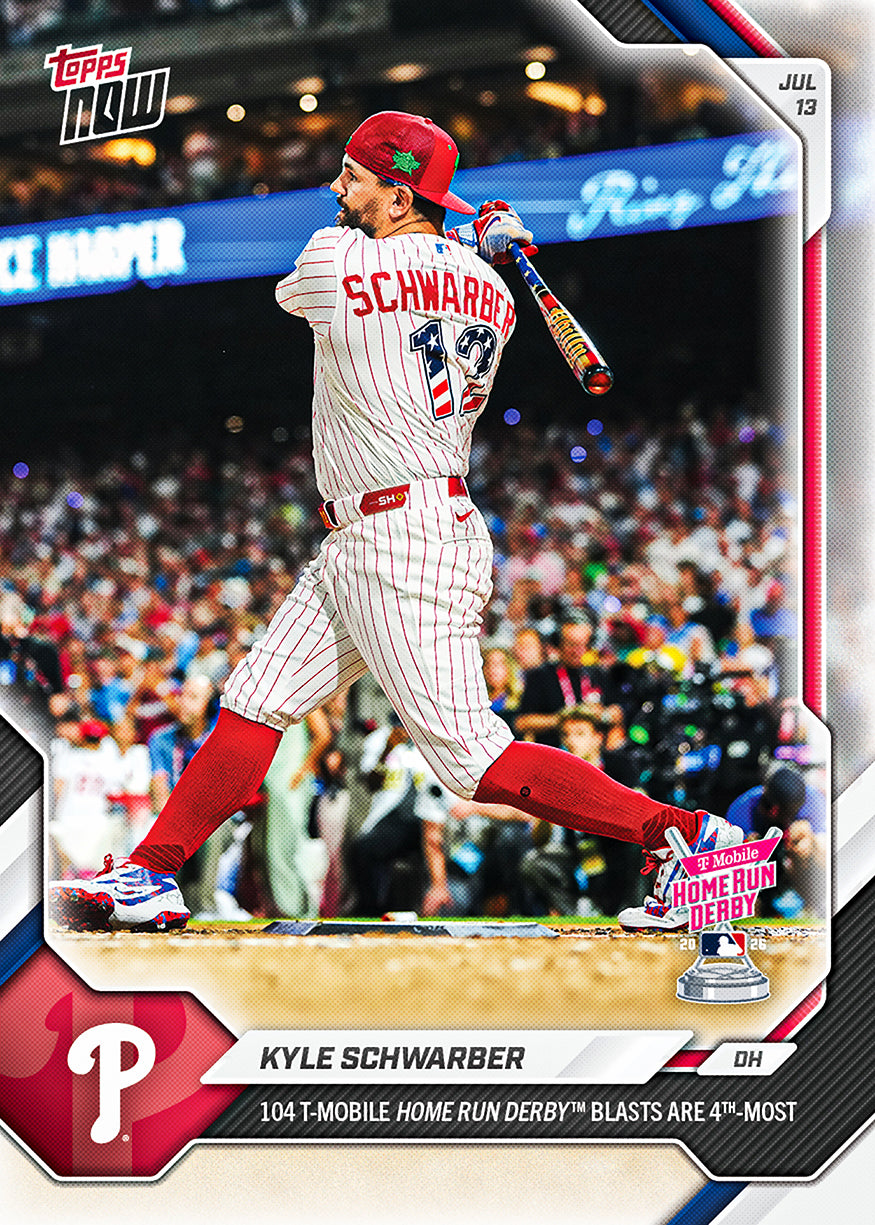 Kyle Schwarber - 2026 MLB Topps NOW - Card 450 - PR: 2232