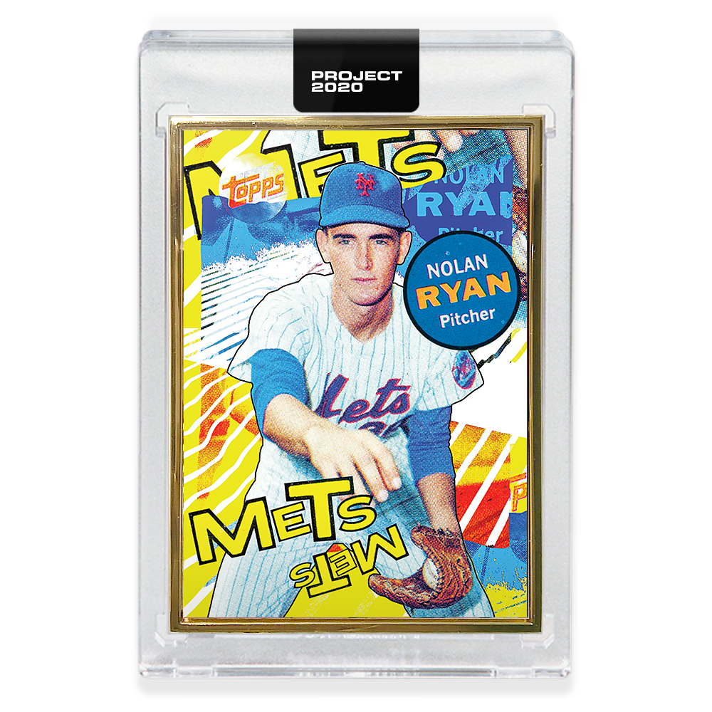 Topps PROJECT 2020 Card 263 - 1969 Nolan Ryan by Tyson Beck - Print Run: 2649 - Image 2