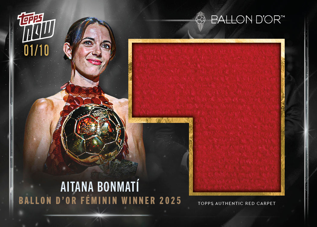 Aitana Bonmatí - 2025 Ballon d'Or Topps NOW - Card 2 - LOOK FOR RELICS & AUTO - PR: 2839 - Image 5