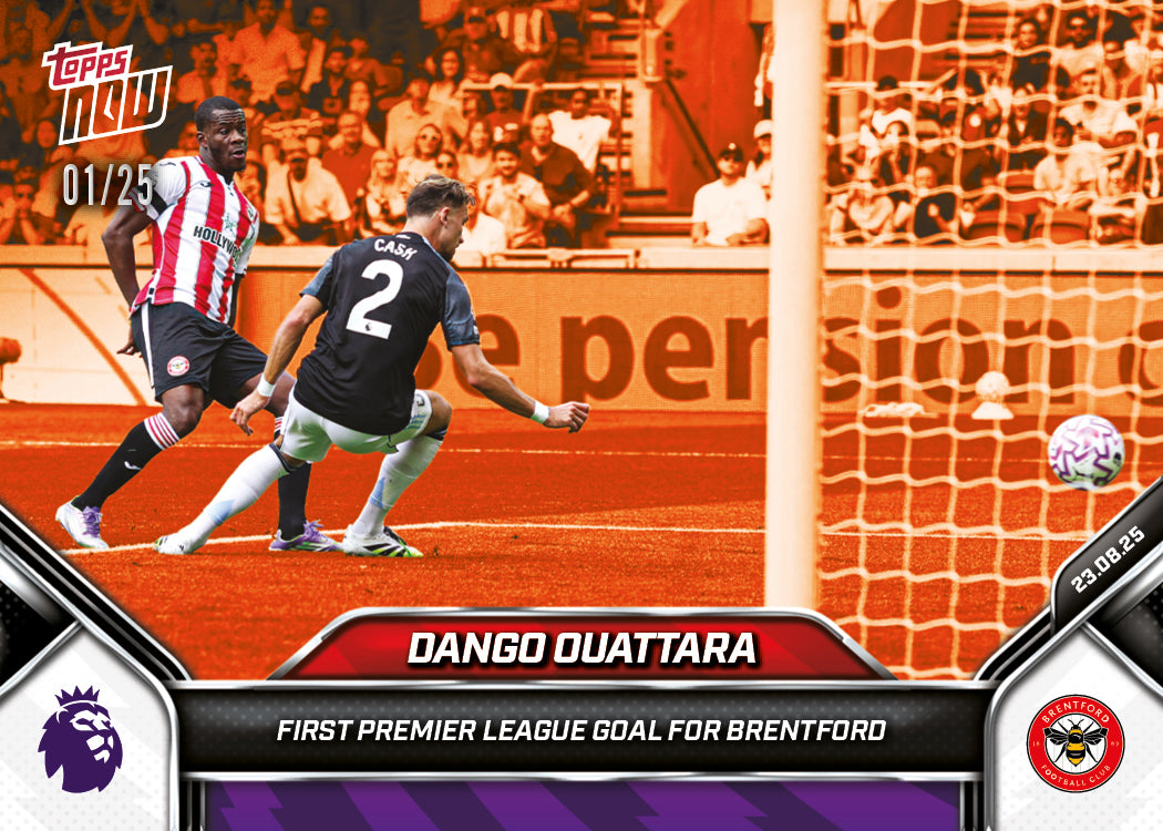 Dango Ouattara - 2025-26 Premier League Topps NOW - Card 9 - PR: 225 - Image 5